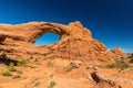 Beautiful autumn view in the Arches National Park, Utah Royalty Free Stock Photo