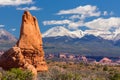 Beautiful autumn view in the Arches National Park, Utah Royalty Free Stock Photo