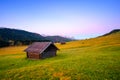 Beautiful autumn view of Bavarian Alps, Germany Royalty Free Stock Photo