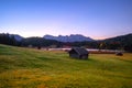 Beautiful autumn view of Bavarian Alps, Germany Royalty Free Stock Photo