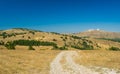 Beautiful autumnal landscape on Ai-Petri mountain tableland