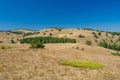 Beautiful autumnal landscape on Ai-Petri mountain tableland