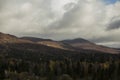 Autumnal landscape of Bieszczady Mounstains