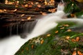 Beautiful Autumnm Waterfall Royalty Free Stock Photo