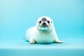 A baby seal lying on floor - Generative AI