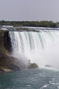 Beautiful background with the amazing Niagara falls Canadian side Royalty Free Stock Photo