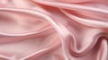 Beautiful background luxury cloth with drapery and wavy folds of pale pink color creased smooth silk satin material Royalty Free Stock Photo