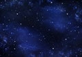 Beautiful background of the night sky with stars Royalty Free Stock Photo