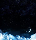 Beautiful background, nightly sky