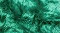 Beautiful background of plush, emerald green fur texture Royalty Free Stock Photo