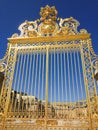 Beautiful background Gardens of Versailles famous landmark Royalty Free Stock Photo