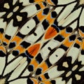 fine Beautiful Background Texture made from LIme Butterfly wings in nice pattern design