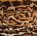 Abstract closeup of ocelot fur coat