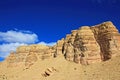 Beautiful badlands in the Chubut valley, Argentina Royalty Free Stock Photo
