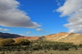 Beautiful badlands in the Chubut valley, Argentina Royalty Free Stock Photo