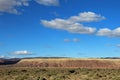 Beautiful badlands in the Chubut valley, Argentina Royalty Free Stock Photo