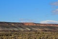 Beautiful badlands in the Chubut valley, Argentina Royalty Free Stock Photo