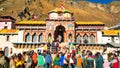 Beautiful Badrinath Temple in Uttarakhand, India Royalty Free Stock Photo