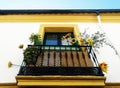 Beautiful Balcony in Cordoba Royalty Free Stock Photo