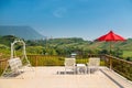 A beautiful balcony view of mountain