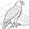 Beautiful Bald Eagle Coloring Pages For Toddlers