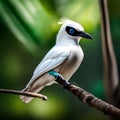 Beautiful Bali starling bird - ai generated image