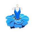 Beautiful ballet tutu on a hanger Royalty Free Stock Photo