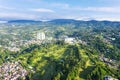 Beautiful Bandung cityscape with golf course