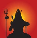 Template for Mahashivratri. An Indian Festival.