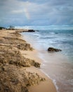 Barbers Point Beach Park Sunset Seascape Royalty Free Stock Photo