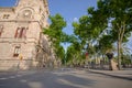 Beautiful Barcelona architecture with european style buildings Royalty Free Stock Photo