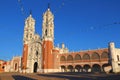 Baroque basilica of ocotlan in tlaxcala city V Royalty Free Stock Photo