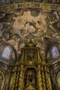 Valencia, Spain - 07/24/2019: Parroquia and Iglesia de San Nicolas de Bari y San Pedro Martir