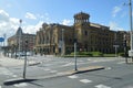 Beautiful Baroque Palace Near The Ondarreta Beach In San Sebastian. Architecture Travel Nature.