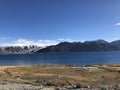 Beautiful Barren mountains of Leh and Laddakh in Pangong lake