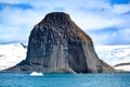 Huge Basalt Column Edinburgh Rock near Half Moon Island, South Shetland-Islands, Antarctica