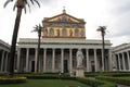 Beautiful Basilica of Saint Paul Outside the Walls in Rome, Italy Royalty Free Stock Photo