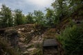 Beautiful at Bastei rocks in Saxon Switzerland, Germany Royalty Free Stock Photo