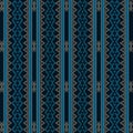 Beautiful Batak Ulos cloth motif with vertical design. Seamless pattern traditional cloth