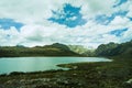 The beautiful Batang sister lake. Royalty Free Stock Photo