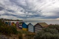 Beautiful Bathing houses at Brighton beach in Melbourne,