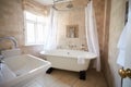 Beautiful Bathroom With Free Standing Bath And Shower Royalty Free Stock Photo