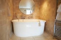 Beautiful Bathroom With Free Standing Bath And Shower