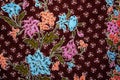 Beautiful batik patterns Royalty Free Stock Photo