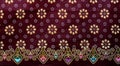 Beautiful batik patterns Royalty Free Stock Photo