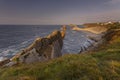 Beautiful bay of Costa Quebrada, Cantabria, Spain Royalty Free Stock Photo