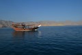 Beautiful bay of Musandam in Oman