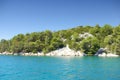 Beautiful bay with rocky shores, Croatia