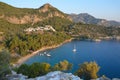 Beautiful Bay view near Amos Ancient City in Marmaris. Near Turunch, Mugla