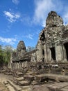 Beautiful Bayon Temple in Siem Reap, Cambodia Royalty Free Stock Photo